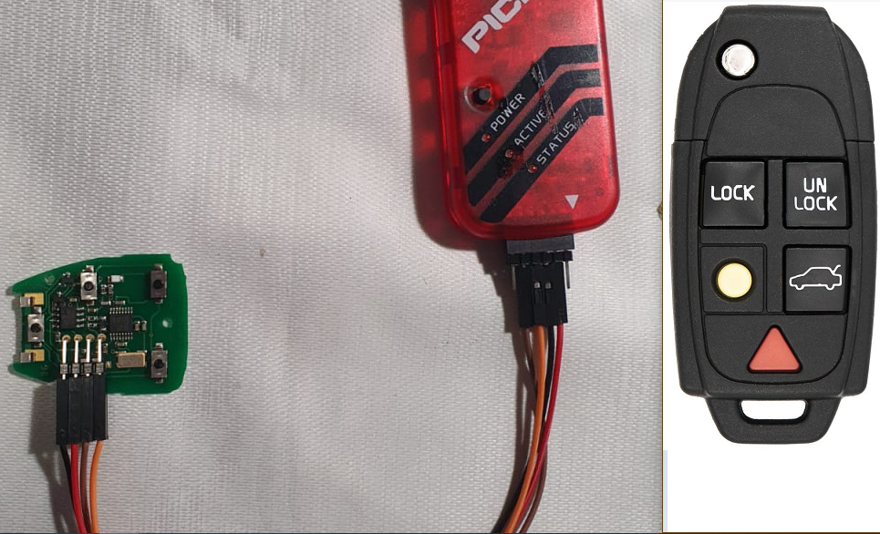 Remote Registration of used Volvo P2 key fobs. S60, S80, V70, XC70, XC90